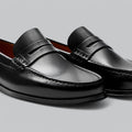 Antoine Mocassins Homme en Cuir – Chaussures Slip-On Élégantes avec Semelle en Caoutchouc