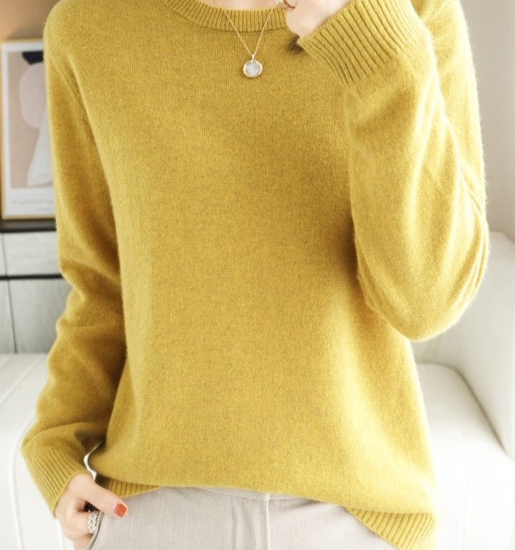 Viviane Pull Femme en Maille – Tricot Doux à Coupe Élégante & Style Intemporel