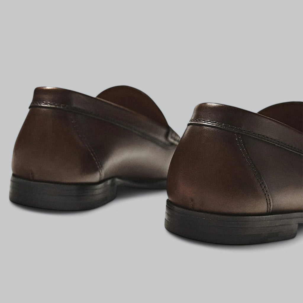 Antoine Mocassins Homme en Cuir – Chaussures Slip-On Élégantes avec Semelle en Caoutchouc