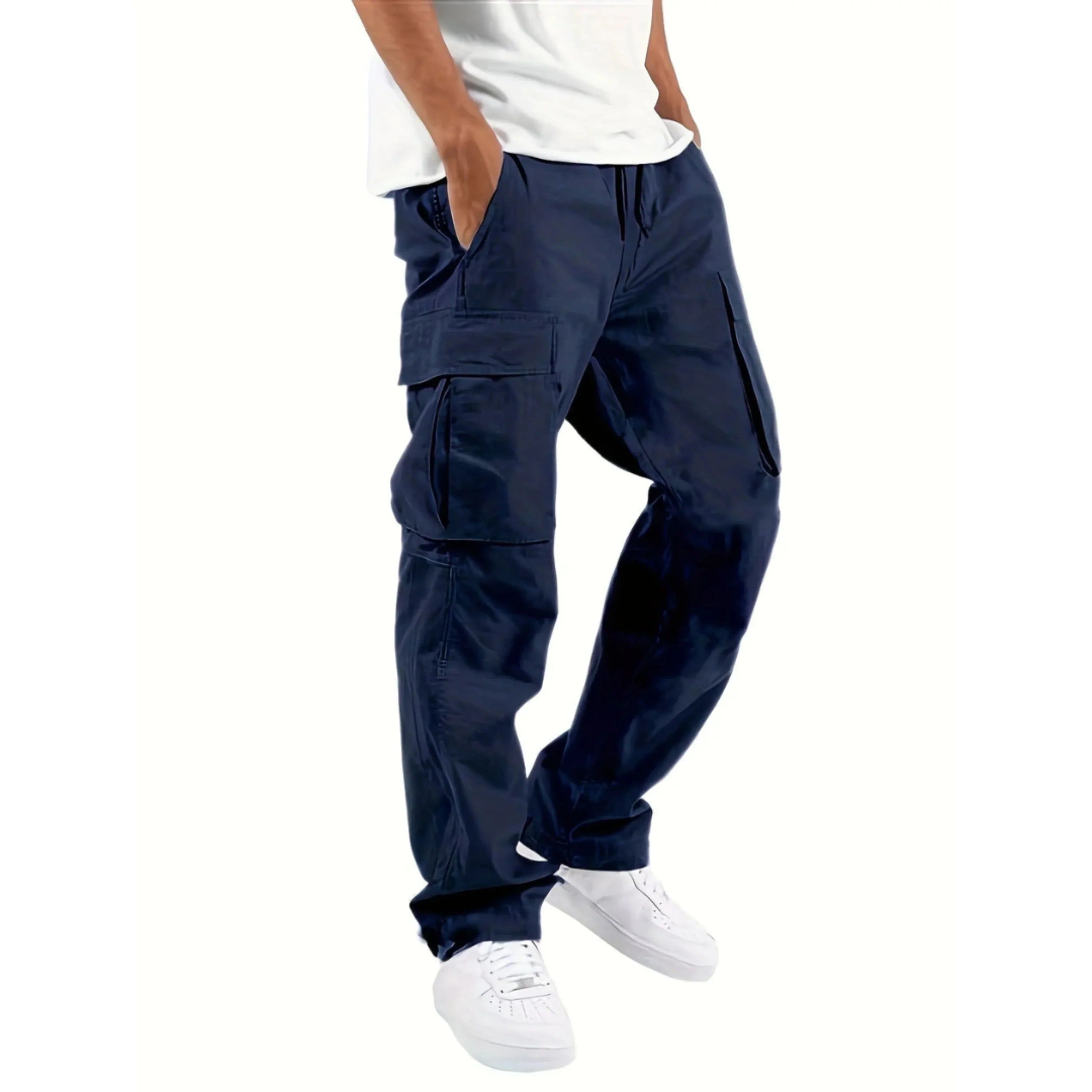Dylan Pantalon Cargo Homme – Coupe Droite Ample, Confort Durable & Style Urbain Moderne