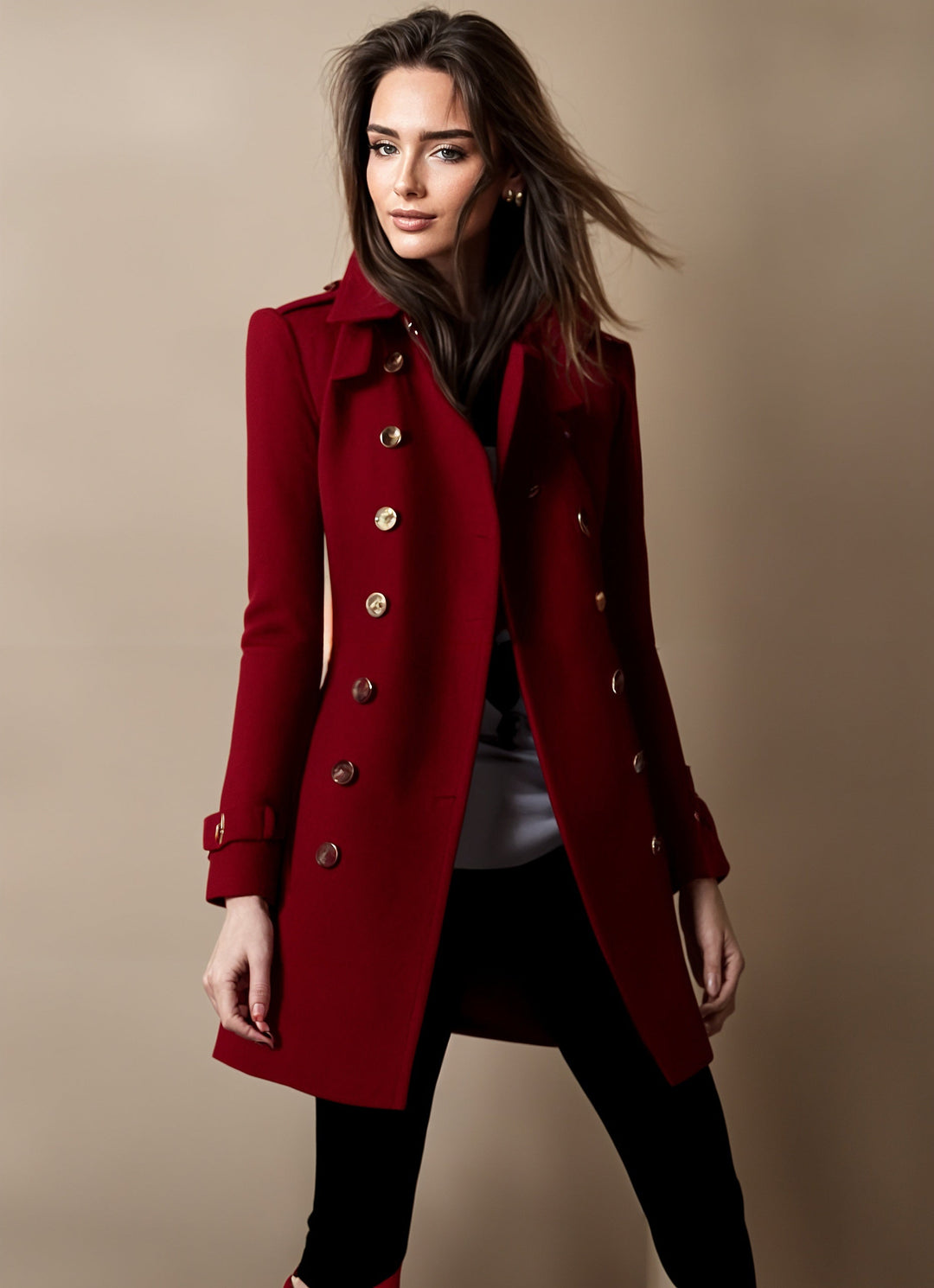 Céline Women's Coat – Elegant Coat with a Modern Cut, Chic & Timeless Style