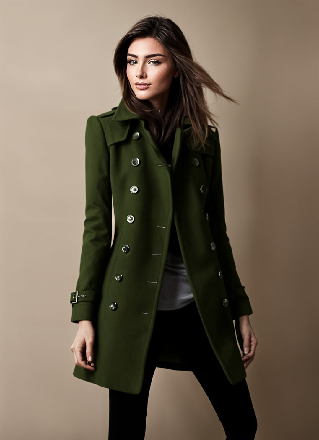Céline Women's Coat – Elegant Coat with a Modern Cut, Chic & Timeless Style
