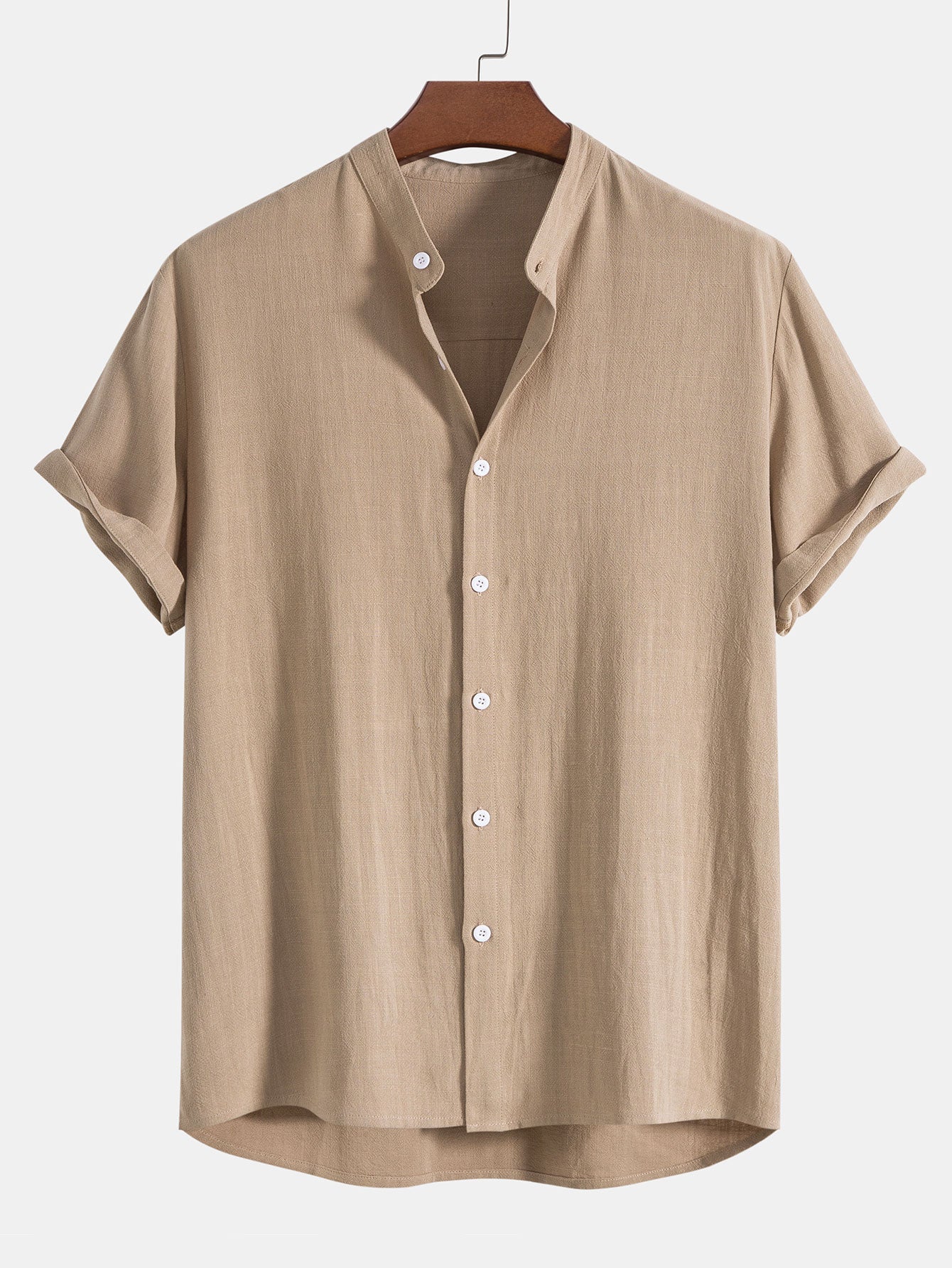 Logan Ensemble Estival Homme – Ensemble en Lin Léger avec Chemise à Manches Courtes et Pantalon Confortable