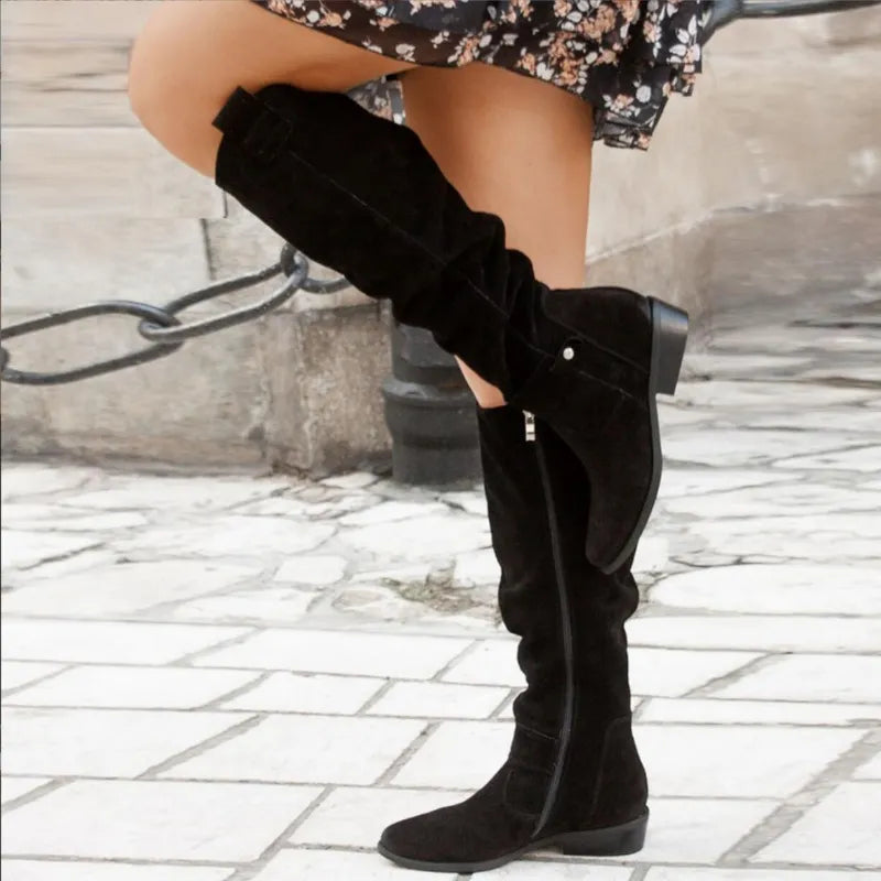 Chloe Bottes Femme – Bottines Artisanales en Cuir Durable au Style Élégant et Intemporel
