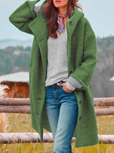 Claire Manteau Femme en Laine – Manteau Élégant, Chaud et Polyvalent pour l'Hiver