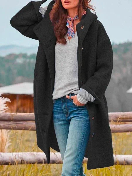 Claire Manteau Femme en Laine – Manteau Élégant, Chaud et Polyvalent pour l'Hiver