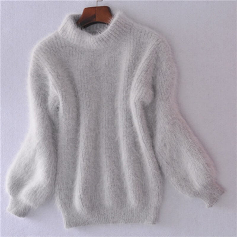 Isolde Pull Femme en Laine – Pull Tricoté Ample avec Maille Douce et Style Intemporel