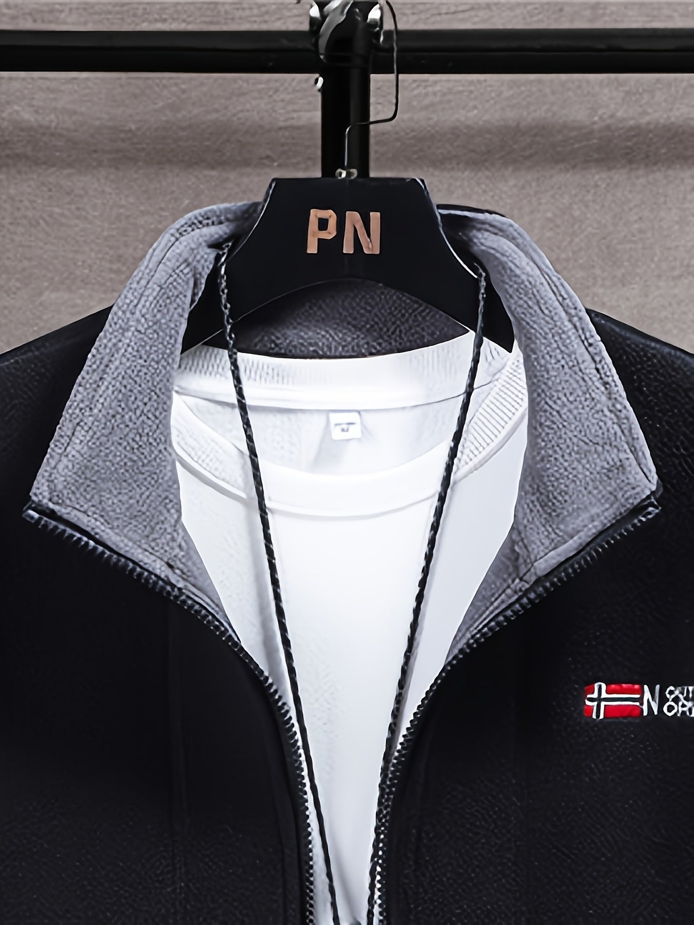 Brandon Veste Polaire Homme – Veste Outdoor Chaude et Légère avec Col Haut Protecteur