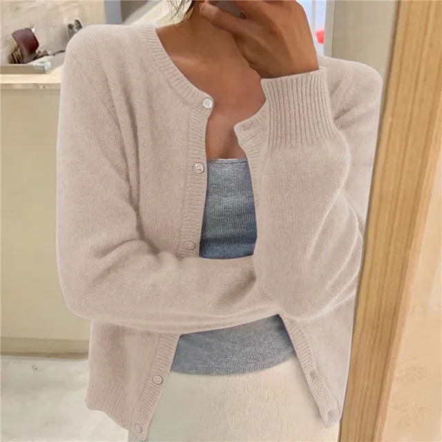 Sophia Cardigan Femme – Gilet en Maille Douce à Coupe Ample et Élégance Intemporelle