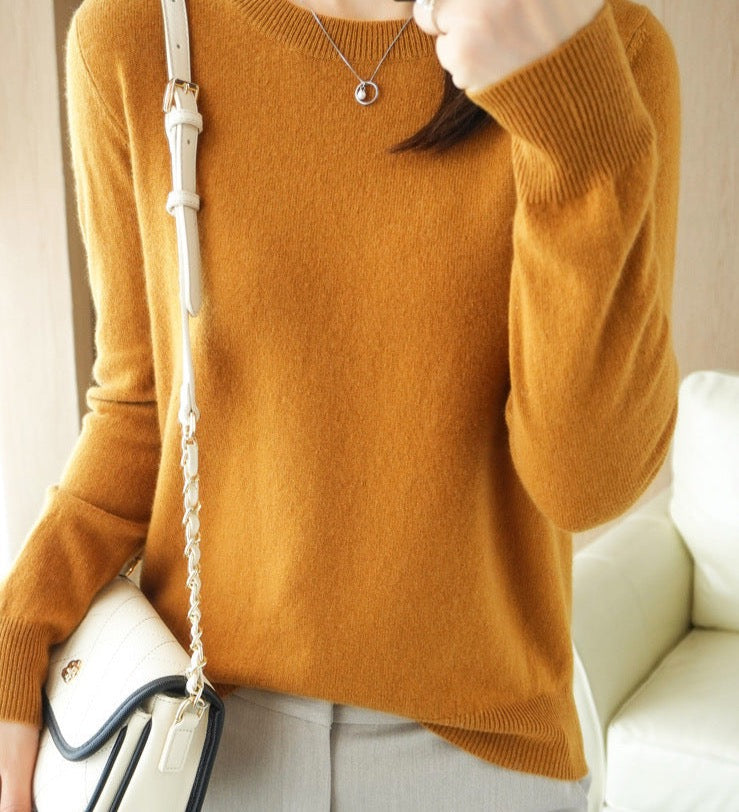 Viviane Pull Femme en Maille – Tricot Doux à Coupe Élégante & Style Intemporel