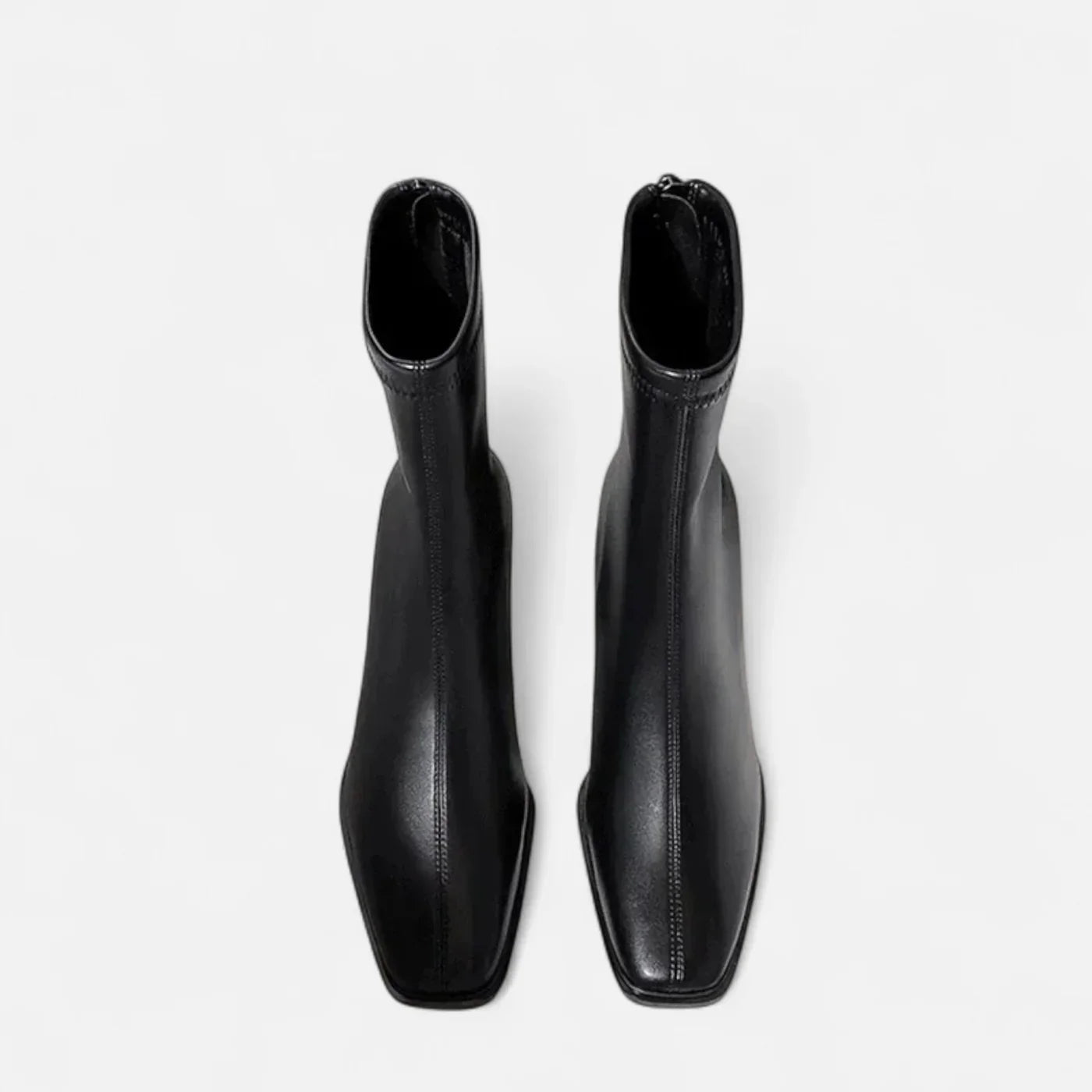 Grace Bottines Femme – Bottines à Talon Bloc avec Bout Carré et Doublure Confortable