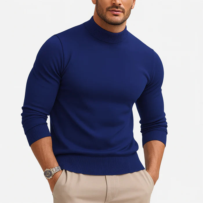 Thomas Jersey Cuello Alto Hombre – Tejido Suave Premium, Corte Moderno y Elegancia Atemporal