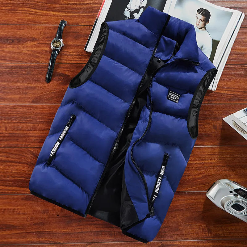 Henry Gilet Matelassé Homme – Gilet Sans Manches Isolant avec Fermeture Éclair