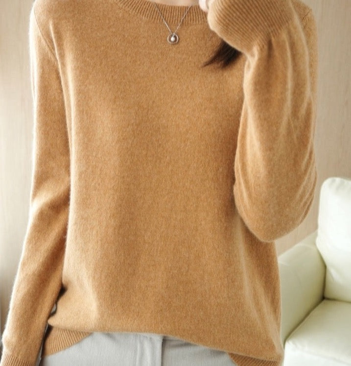Viviane Pull Femme en Maille – Tricot Doux à Coupe Élégante & Style Intemporel