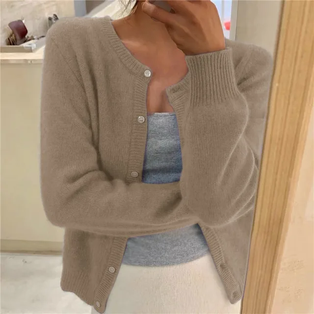 Sophia Cardigan Femme – Gilet en Maille Douce à Coupe Ample et Élégance Intemporelle