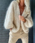 Stephanie Gilet Femme – Cardigan Doux & Confortable au Design Intemporel pour l'Hiver