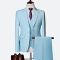 Matteo Costume Homme 3 Pièces – Ensemble Élégant Slim Fit avec Tissu Respirant pour Mariages et Affaires