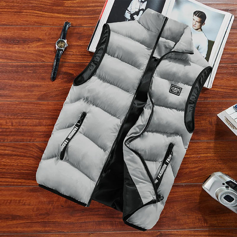 Henry Gilet Matelassé Homme – Gilet Sans Manches Isolant avec Fermeture Éclair