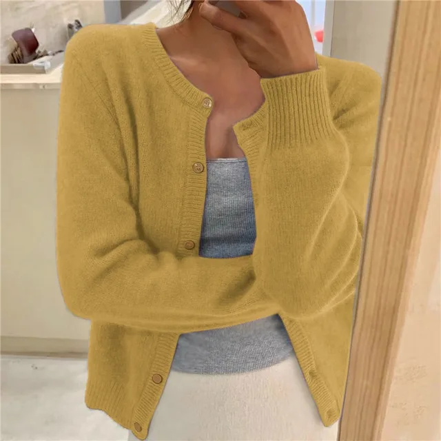 Sophia Cardigan Femme – Gilet en Maille Douce à Coupe Ample et Élégance Intemporelle