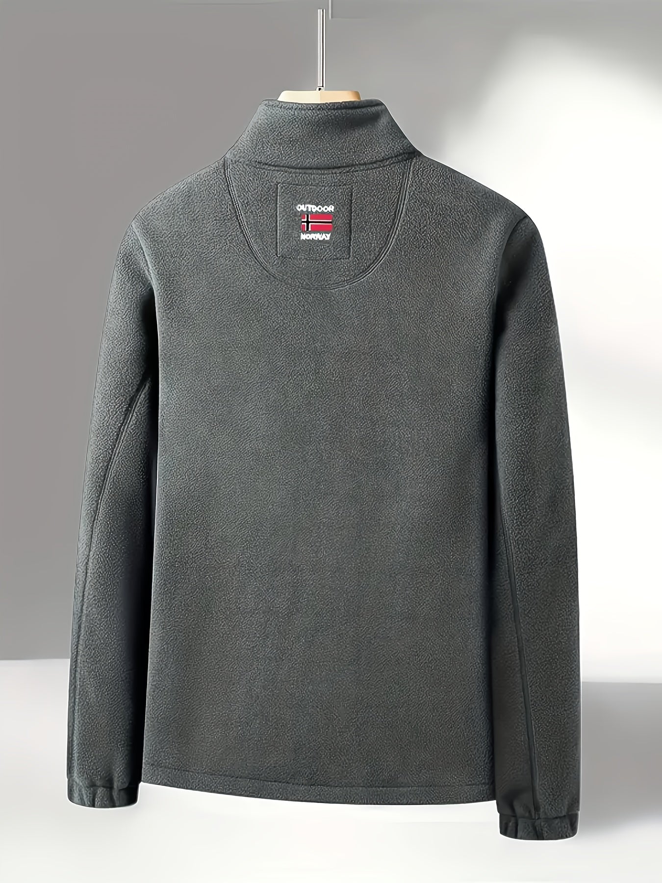 Brandon Veste Polaire Homme – Veste Outdoor Chaude et Légère avec Col Haut Protecteur