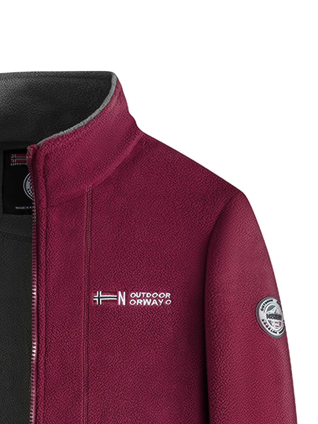 Brandon Veste Polaire Homme – Veste Outdoor Chaude et Légère avec Col Haut Protecteur