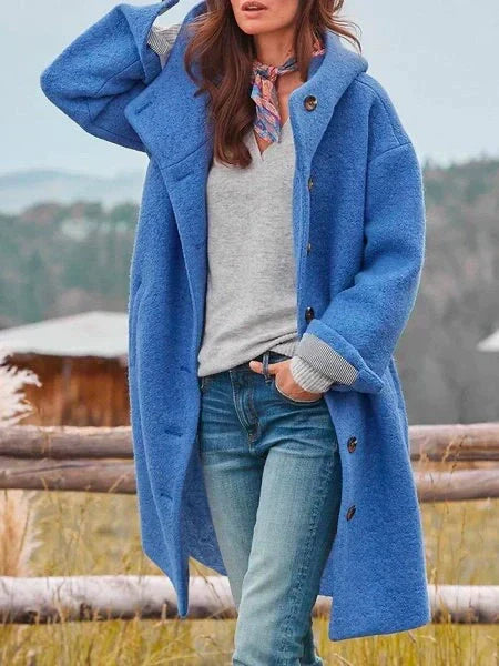 Claire Manteau Femme en Laine – Manteau Élégant, Chaud et Polyvalent pour l'Hiver