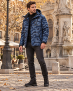 Orlando Veste Homme de Ski Imperméable – Polaire Intérieure, Capuche Amovible Hiver