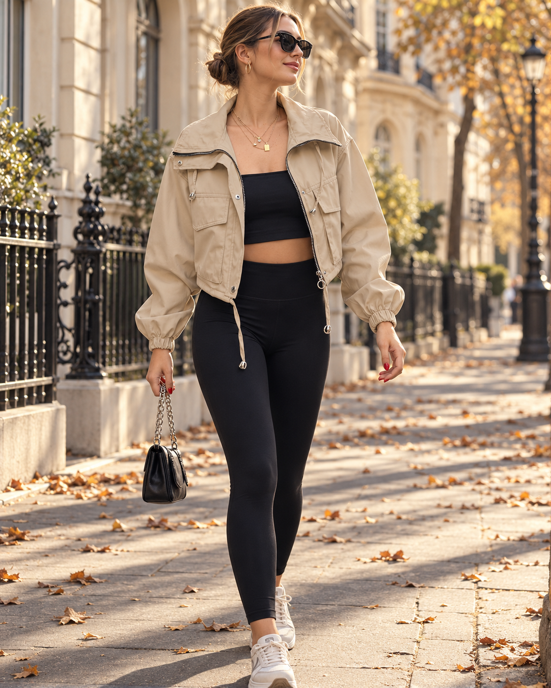 Bituin Anorak Utility Court – Veste Oversize Légère Zippée