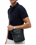 Borsa a tracolla Carter per uomo – Mini borsa a tracolla in pelle PU con chiusura a zip regolabile