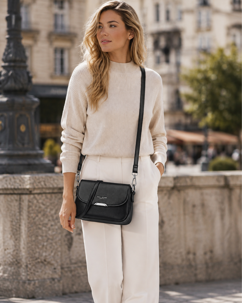 Bolso bandolera Blair para mujer – bolso pequeño de cuero PU elegante y compacto para el día a día