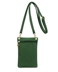 Tatum Women’s Phone Pouch – PU Leather Shoulder Bag with Zipper Closure, Removable Strap