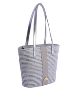Piper Borsa in Paglia Donna – Borsa Tracolla Rotonda in Rattan e Rafia Regolabile Boho