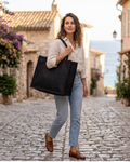 Quinn Borsa a Mano in Juta Donna – Grande Borsa Shopping Impermeabile Pieghevole 25 L