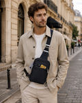 Maddox Sac Bandoulière Homme – Sac Poitrine Multipoches en Nylon Bandoulière Réversible