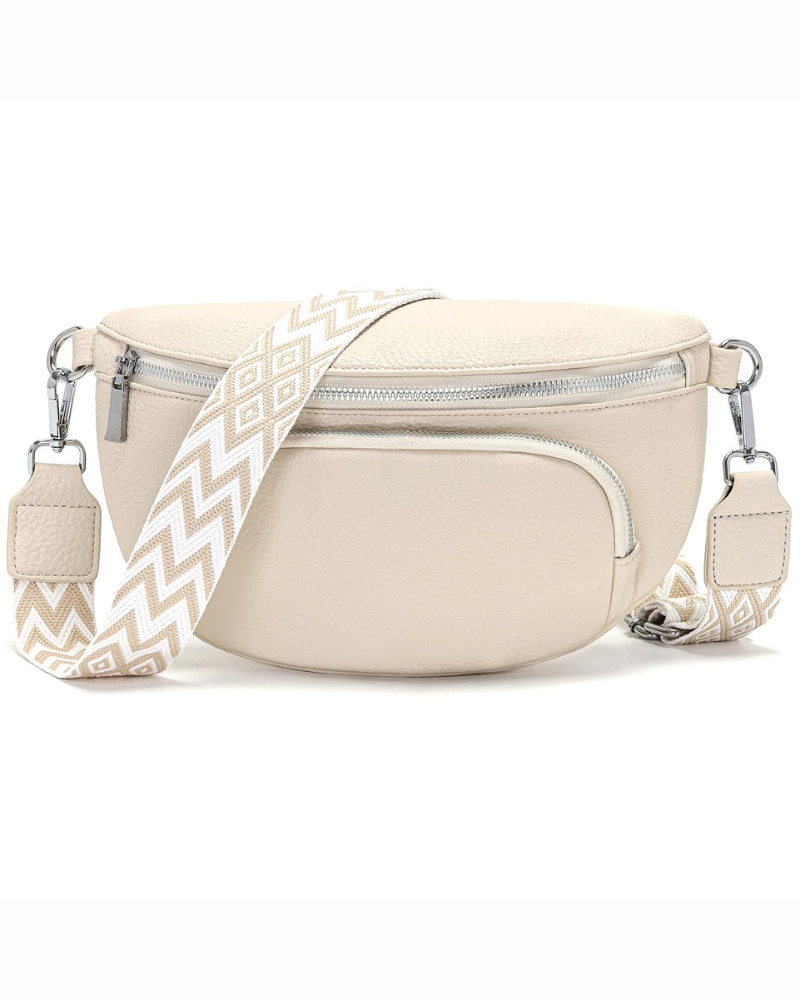 Bryn Women’s Crossbody Bag – Vegan Leather Multi-Pocket Waist Bag with Adjustable Strap