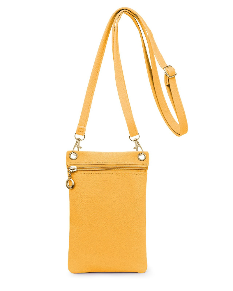 Tatum Pochette Téléphone Femme – Sac Bandoulière en Cuir PU Fermeture Zip Amovible