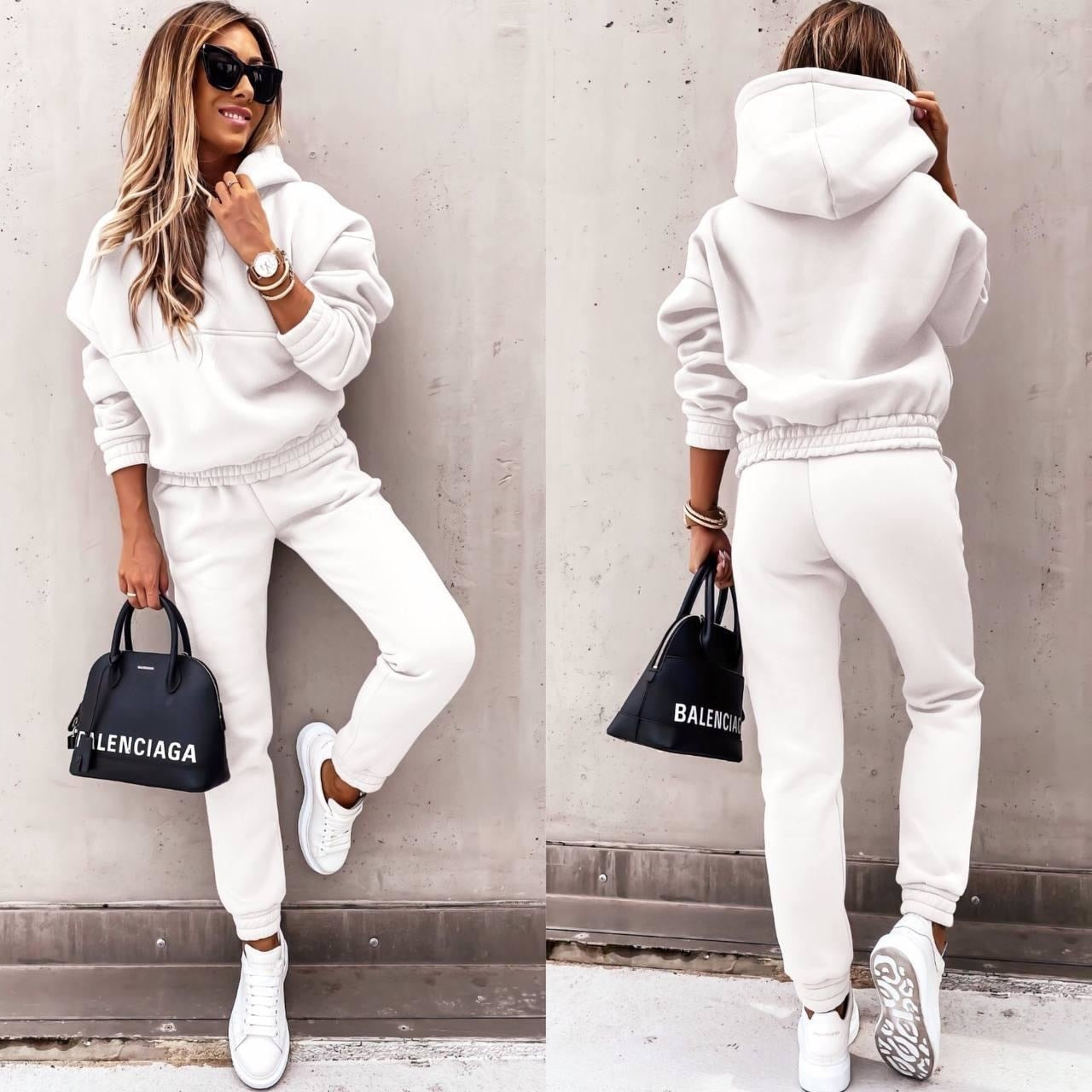 Savannah Ensemble Jogging Femme – Ensemble Confortable avec Sweat et Pantalon au Style Décontracté