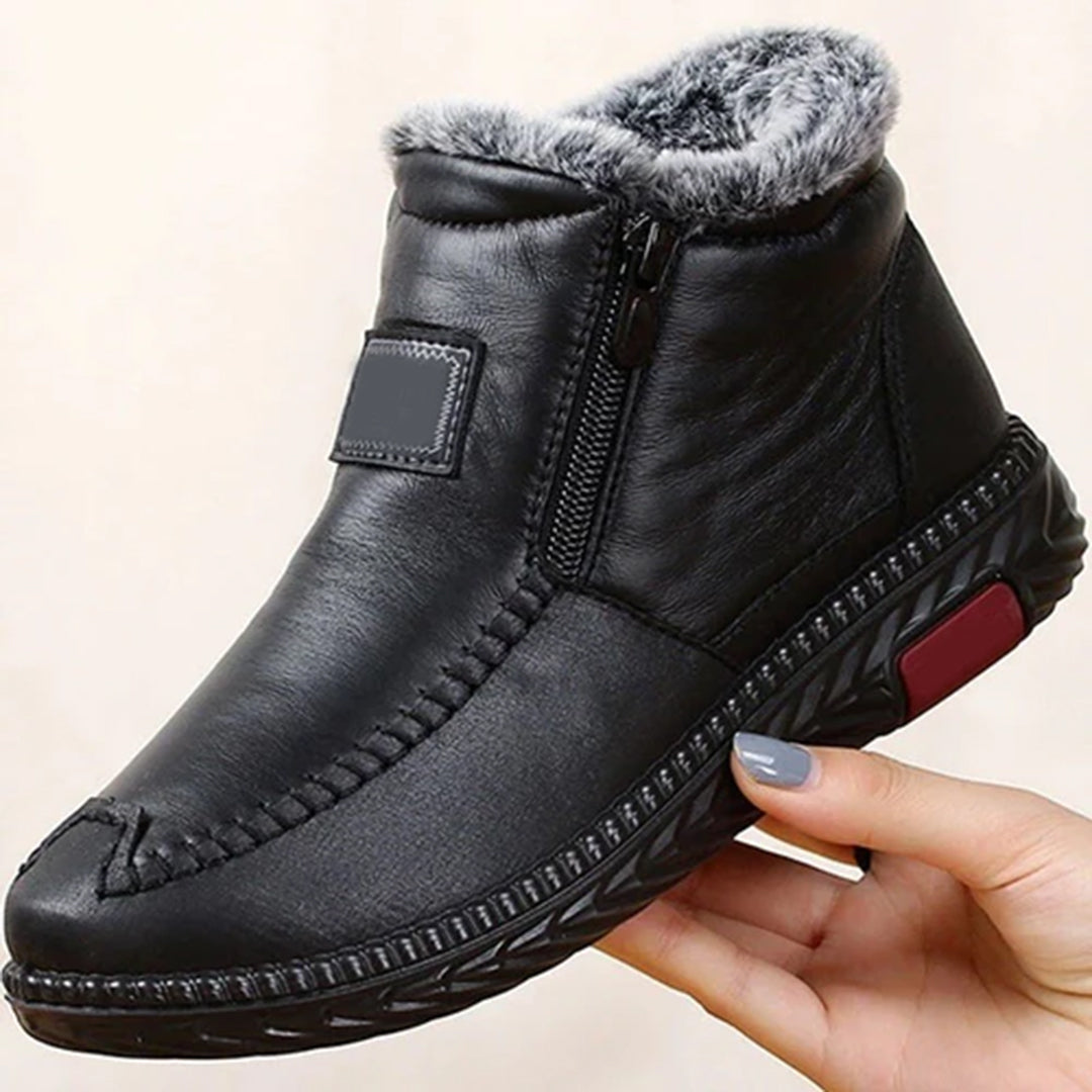 Elowen Bottes d'Hiver Femme – Bottes Chaudes avec Doublure en Fausse Fourrure et Semelle Antidérapante