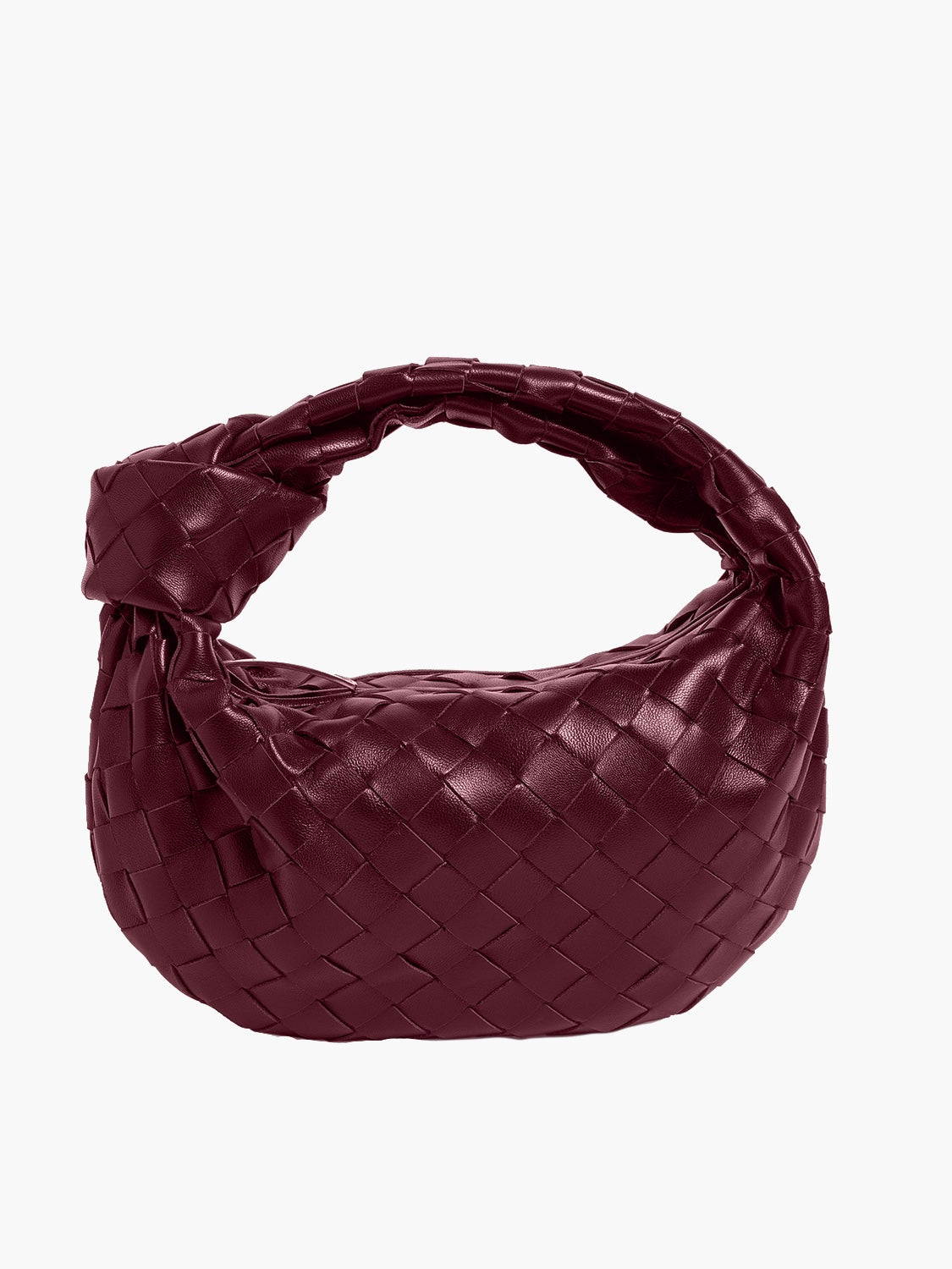 Olivia Sac Mini Tressé Femme – Sac Élégant Effet Métallisé avec Design Tissé Moderne