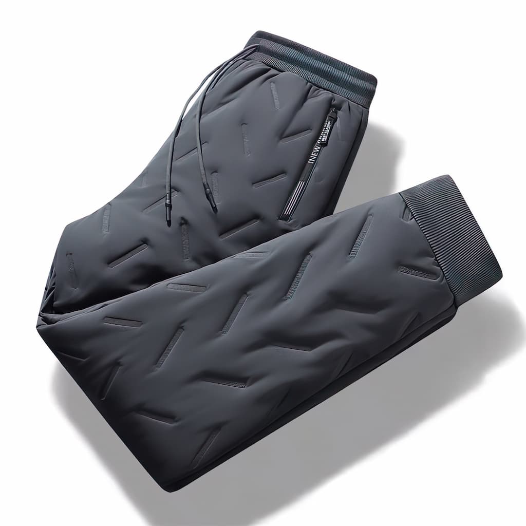Zinnia Pantalon Thermique Femme – Jogging Hiver Imperméable avec Doublure Sherpa et Poches Zippées