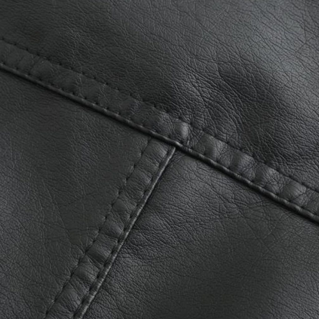 Avery Veste Femme en Cuir – Veste Élégante à Col Montant avec Fermeture Éclair & Style Intemporel
