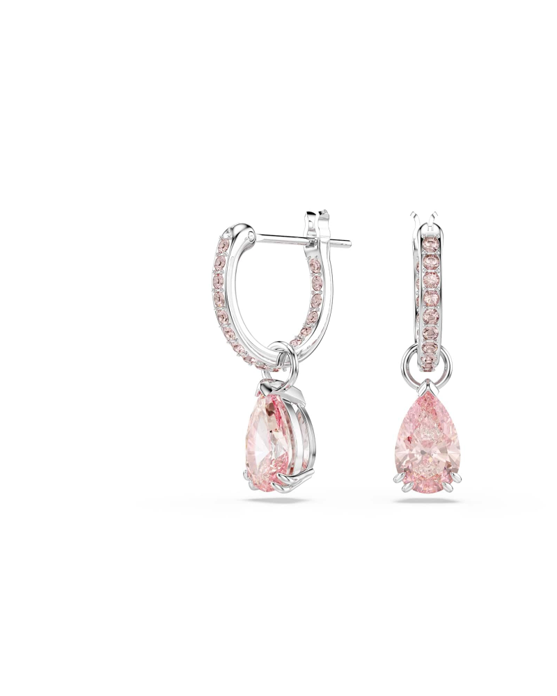 Jasmine Boucles d'Oreilles Femme – Pendantes Cristaux Verts Plaquées Or Créoles Élégantes