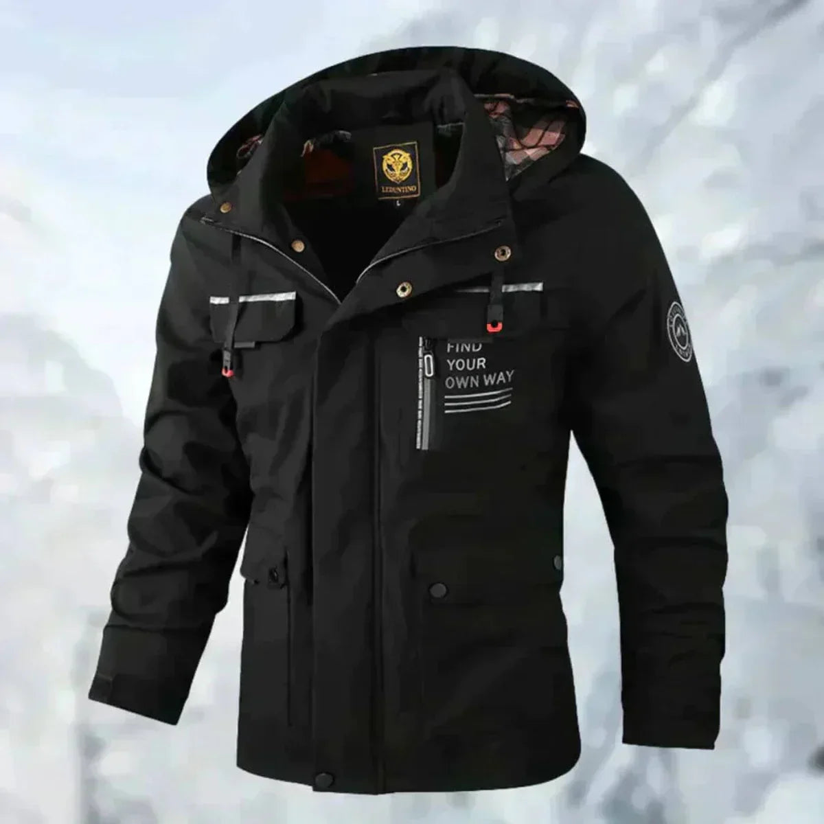 Ethan Veste Homme – Veste Imperméable & Coupe-Vent Confortable pour l'Automne et l'Hiver