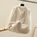 Isabella Gilet Femme Sans Manches – Gilet Sherpa Chaud et Léger Effet Laine de Mouton
