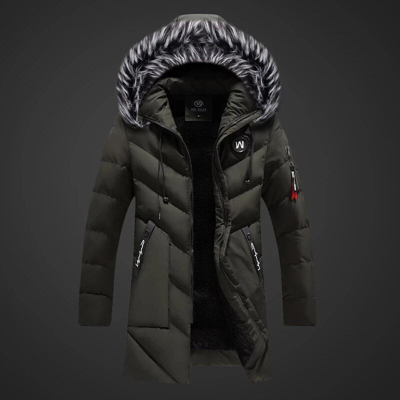 Landon Manteau Homme d'Hiver – Parka Chaude avec Tissu Déperlant et Capuche Ajustable