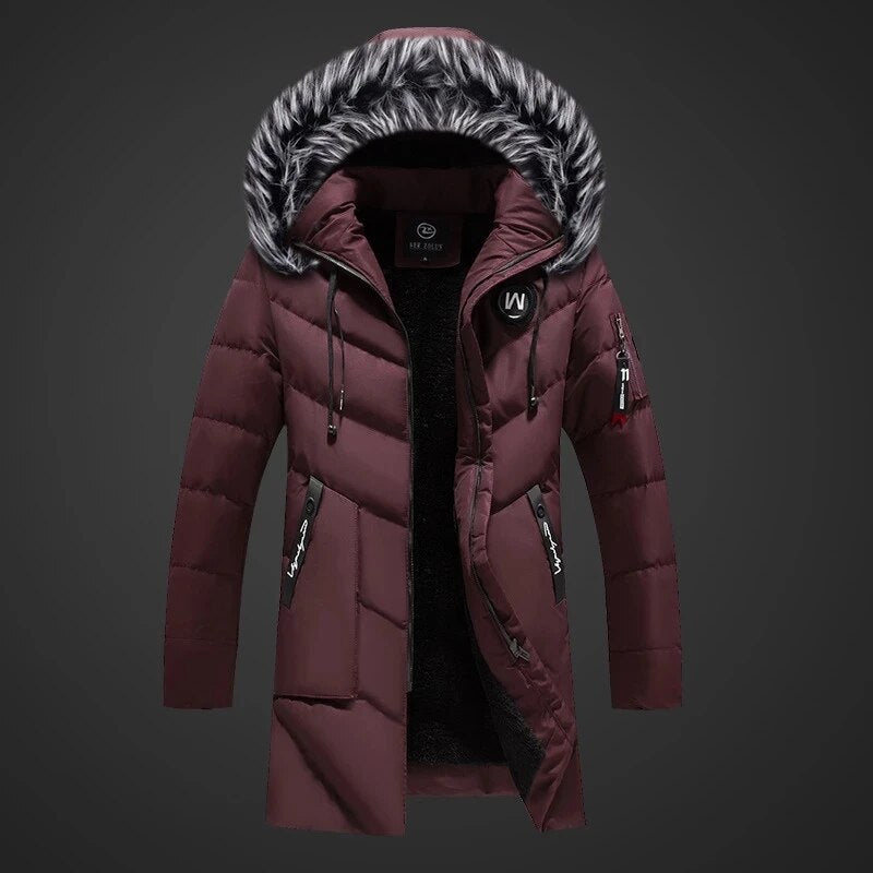 Landon Manteau Homme d'Hiver – Parka Chaude avec Tissu Déperlant et Capuche Ajustable