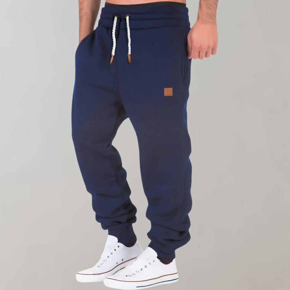 Adrien Pantalon de Jogging Homme – Coton Stretch Respirant, Coupe Ajustée & Confort Quotidien