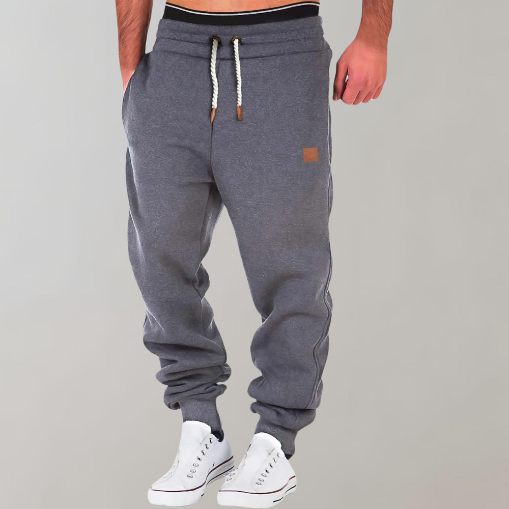 Adrien Pantalon de Jogging Homme – Coton Stretch Respirant, Coupe Ajustée & Confort Quotidien