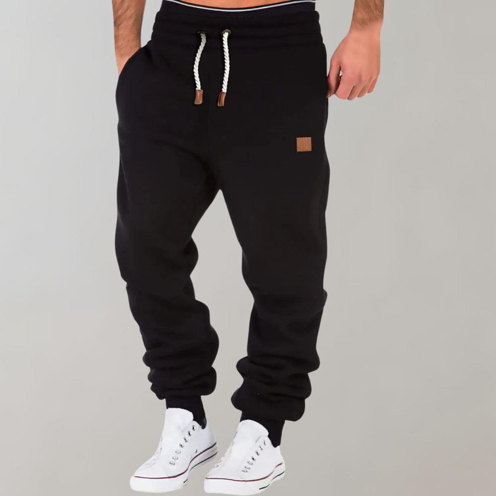 Adrien Pantalon de Jogging Homme – Coton Stretch Respirant, Coupe Ajustée & Confort Quotidien