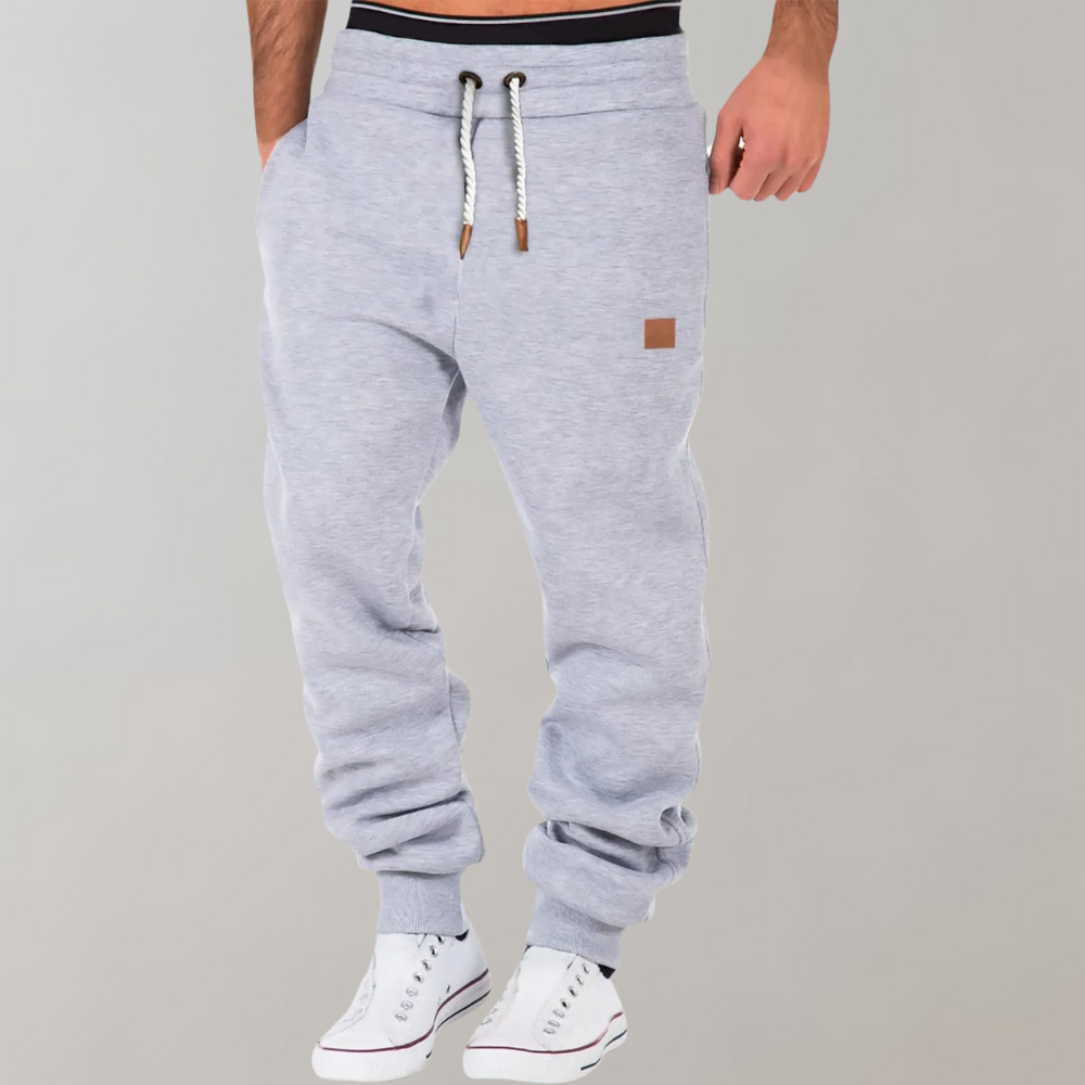 Adrien Pantalon de Jogging Homme – Coton Stretch Respirant, Coupe Ajustée & Confort Quotidien